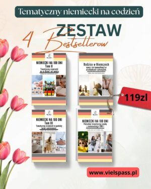 4 BESTSELLERY Ebooki do nauki języka niemieckiego w cenie 2!